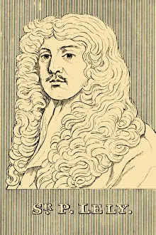 Sr. P. Lely, (1618-1680), 1830. Creator: Unknown Sr. P. Lely, (1618-1680), 1830. Creator: Unknown