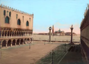 Colorful Italian Landmarks Prints: St Marks Square, Venice