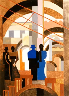 Theatrical Scenic Painting Prints: Stage design, 1925