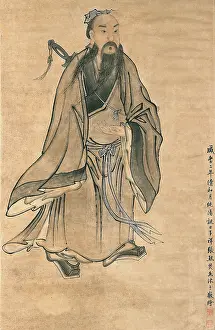 Bearded Man Portrait Prints: A standing man, (unknown date). Creator: Unknown