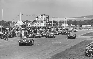 Start of 1959 Tourist Trophy race at Goodwood. Creator: Unknown Start of 1959 Tourist Trophy race at Goodwood. Creator: Unknown