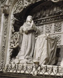 Statue of Alfonso, Infante of Castile (1453-1468) in his grave to the Charterhouse of Statue of Alfonso, Infante of Castile (1453-1468) in his grave to the Charterhouse of
