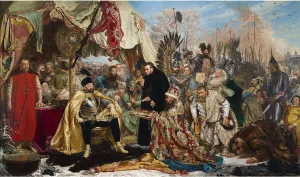 Stephen Bathory at Pskov Print, Royal Castle Collection