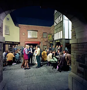 Prints of The Stonehouse themed pub, Sheffield, 1971 Pop Art Prints: The Stonehouse Themed Pub, Sheffield, 1971 Print