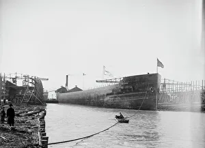 Str. James E. Davidson Print, 1905 Launch