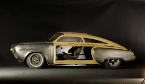 Vintage Automobile Design Prints: Studebaker custom 1961 - Unfinished project. Artist: Simon Clay