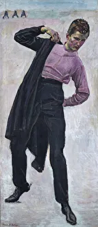 Genre Painting Style Prints: Student at Jena, 1908
