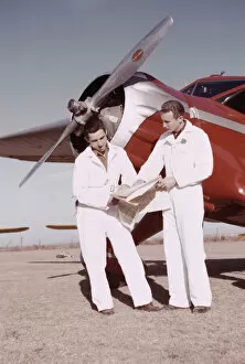 Airscrew Collection: Student pilots, Meacham Field, Fort Worth, Tex. 1942. Creator: Arthur Rothstein