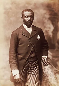 Studio Portrait Print, c1880-c1889