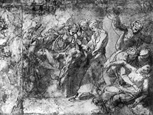 Study for an Entombment, Print