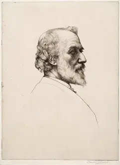 Study of a Head Print