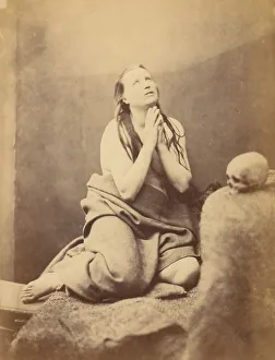 Study for Mary Magdalene, 1870s Print