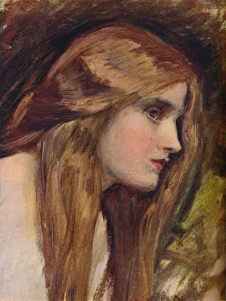 Images Dated 20th May 2018: Study for Phyllis and Demophoon Print, c1907