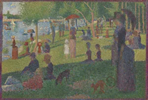 Study for A Sunday on La Grande Jatte , 1884. Creator: Georges-Pierre Seurat Study for A Sunday on La Grande Jatte , 1884. Creator: Georges-Pierre Seurat