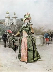 French Woman Portrait Prints: The Style of the Future, 1889