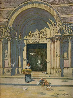 New York City Landscape Prints: Sunlight on St. Bartholomew s, c1917. Artist: William Jean Beauley