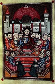 Jesus Christ Art Pieces Prints: The Last Supper, 1695. Creator: Unknown