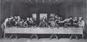The Last Supper, 1800. Creators: Raphael Morghen, Teodoro Matteini The Last Supper, 1800. Creators: Raphael Morghen, Teodoro Matteini
