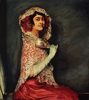Ignacio Zuloaga Art Prints: Surprise, c1910. Creator: Ignacio Zuloaga