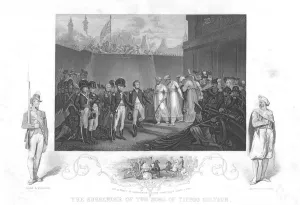 The Surrender of two Sons of Tipoo Sultan (1792), c1860 The Surrender of two Sons of Tipoo Sultan (1792), c1860