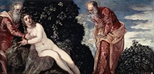 Susanna and the Elders, 1555. Artist: Jacopo Tintoretto Susanna and the Elders, 1555. Artist: Jacopo Tintoretto