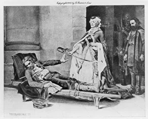 Tadeusz Kosciuszko refusing sword offered by Catherine II, 1883. Artist: Poilleux-Saint-Ange, Georges Louis (1855-1901) Tadeusz Kosciuszko refusing sword offered by Catherine II, 1883. Artist: Poilleux-Saint-Ange, Georges Louis (1855-1901)