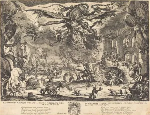 Jacques Callot's The Temptation of Saint Anthony Print, 1635
