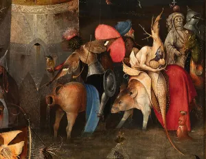 Early Netherlandish Painting Prints: The Temptation of Saint Anthony (Triptych)