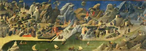 Prints of Thebaid (Stories of the Desert Fathers), c.1420. Found in the collection of the Gallerie degli Uffizi, Florence Florence Prints: Thebaid Print, c.1420, Gallerie degli Uffizi