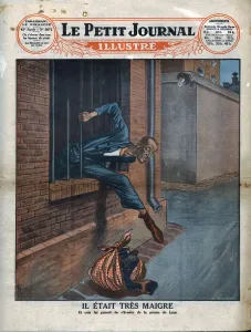 Le Petit Journal Cover Prints: He was very thin, 1930. Creator: Unknown