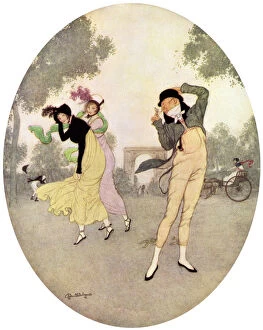 Images Dated 24th April 2007: What do you Think of Young Rouselle?, c1915. Artist: Edmund Dulac