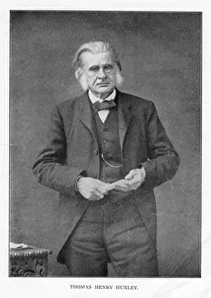 Thomas Henry Huxley, British biologist, c1870s Thomas Henry Huxley, British biologist, c1870s