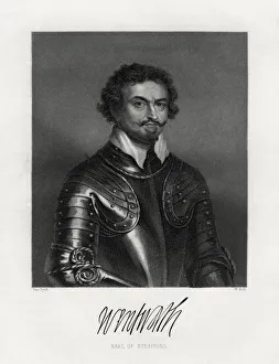 Thomas Wentworth, 1st Earl of Strafford (1593-1641), 19th century. Artist: W Holl Thomas Wentworth, 1st Earl of Strafford (1593-1641), 19th century. Artist: W Holl