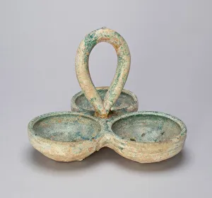Eastern Han Three-Cupped Dish Print, 1st century A.D