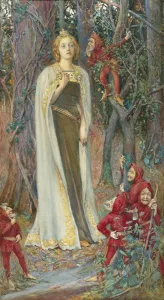 Pre Raphaelite Brotherhood Paintings Prints: Once Upon a Time (Snow White)