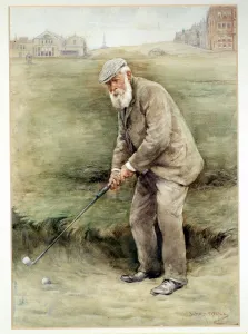 Tom Morris senior, British golfer, portrait, c1910 Tom Morris senior, British golfer, portrait, c1910