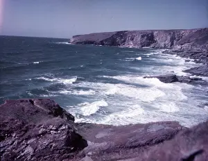 Cornwall Beach Prints: Trebarwith Strand, Cornwall, c1955. Creator: Arthur Charles Kirby Ware