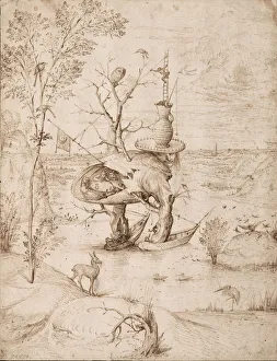 Images Dated 2017: Heritage Images Print of The Tree Man, c. 1505