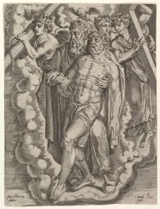 The Trinity Print by Cornelis Bos