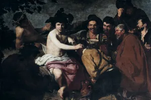 The Triumph of Bacchus or The Drunkards, 17th Century. Artist: Diego Velazquez The Triumph of Bacchus or The Drunkards, 17th Century. Artist: Diego Velazquez