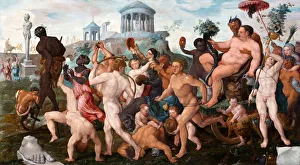 Prints of The Triumphal Procession of Bacchus. Found in the Collection of Frans Hals Museum Haarlem Frans Hals Prints: The Triumphal Procession of Bacchus Print, Frans Hals Museum Haarlem