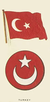 Turkish National Flag Prints: Turkey, c1935. Creator: Unknown