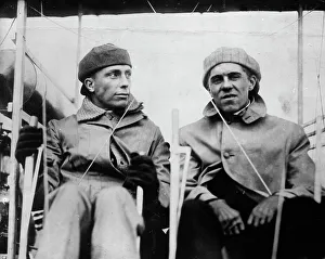 Early Airplane Models Prints: Turpin and Lt. Rogers, between c1910 and c1915. Creator: Bain News Service