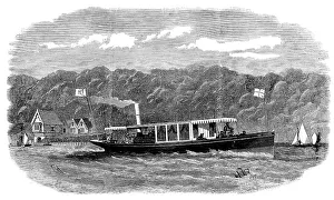 Steamship History Prints: The twin-screw steam-launch Ladybird, 1871. Creator: Unknown