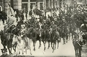 Heritage Images Print of Russian Cavalry (1919)
