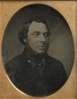 Daguerreotype Art Prints: Unidentified Man, ca. 1850. Creator: Unknown