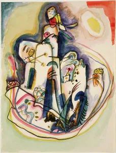 Wassily Kandinsky Prints: Untitled, c1919. Creator: Kandinsky, Wassily Vasilyevich (1866-1944)