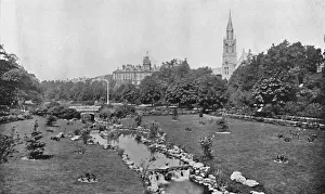 Edwardian Seaside Resort Prints: The Upper Gardens, c1910