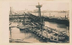 Wreckage Collection: USS Maine, 1911