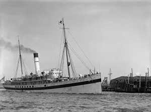 Black And White Naval Photography Prints: U.S.S. Solace, 1898. Creator: Unknown